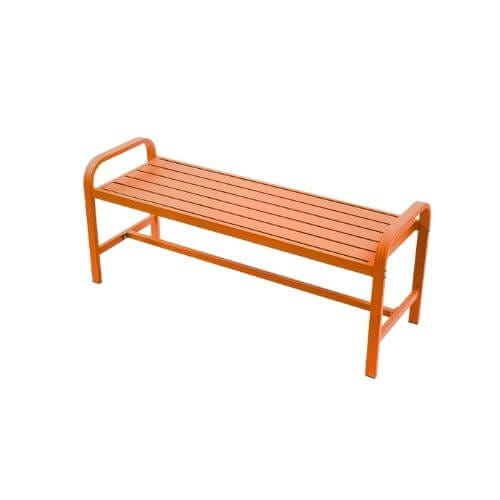 ม้านั่งสนามอะลูมิเนียม ARTGARDEN & DECOR รุ่น LOFT CHAIR ขนาด 125*42*52 ซม สีส้ม